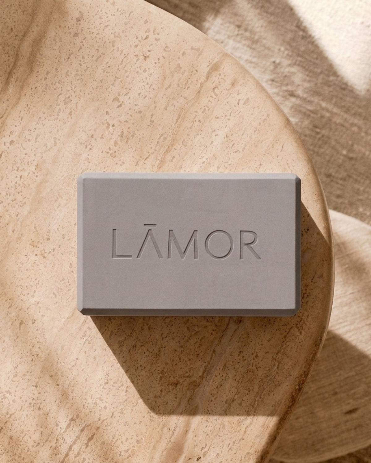 LĀMOR YOGA BLOCK - TAUPE